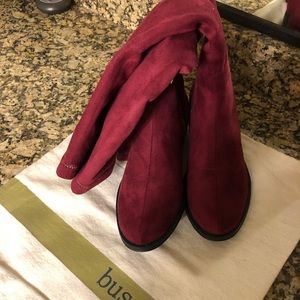 Bussola Brand knee high boots-Cabernet Size 38